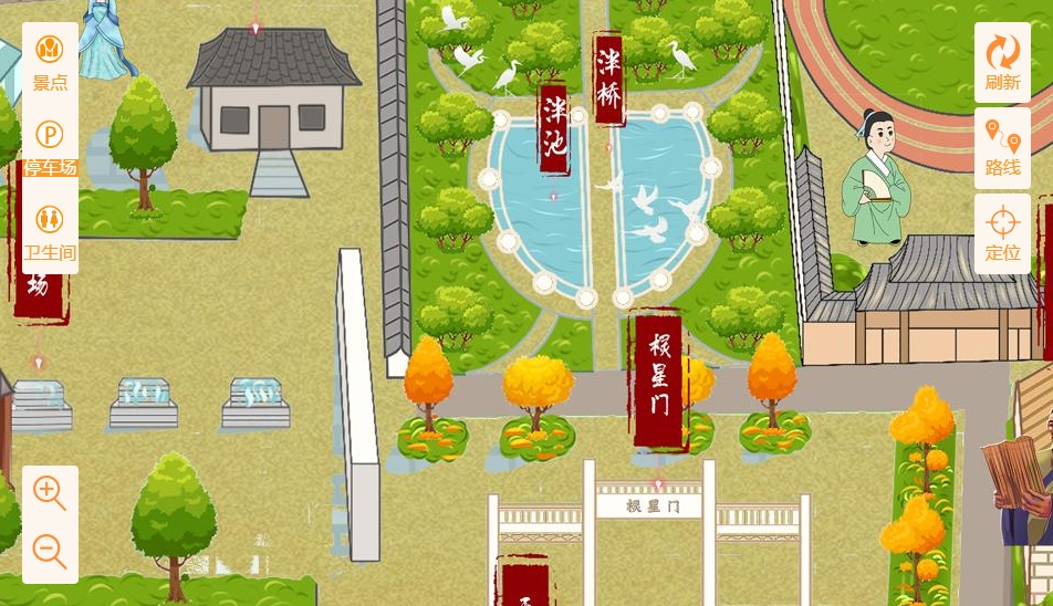 昌宁手绘地图景区语音讲解导览系统：智慧景区建设的基石